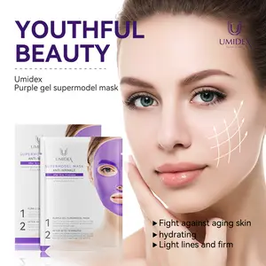 Korea Collagen Power Boosting Mask|Purple Glow,Anti-aging,Skin Repair Comfort Fragrance Skincare Gel